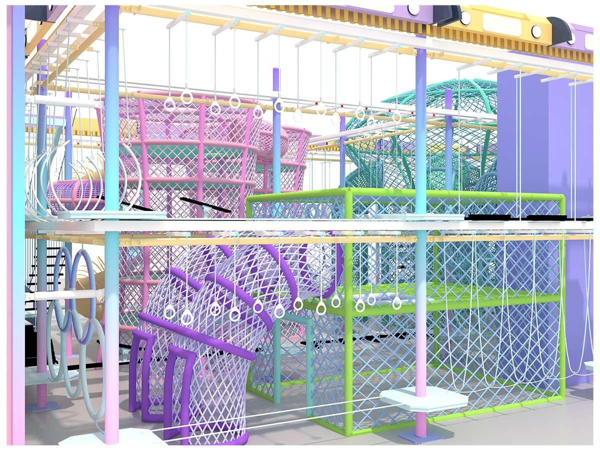 3.Indoor Adventure Ropes Course (6)