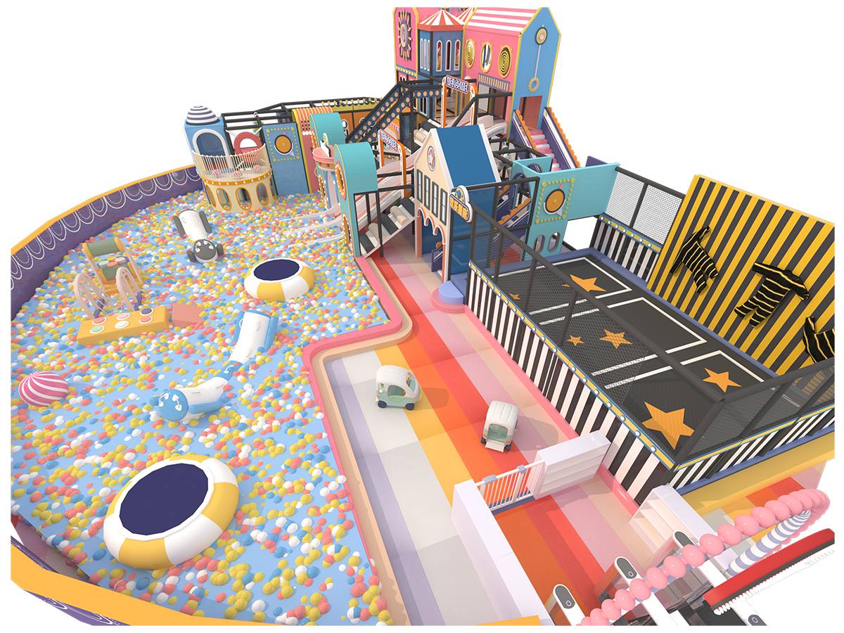 1.Macaron Pastel Indoor Playground Maze (9)