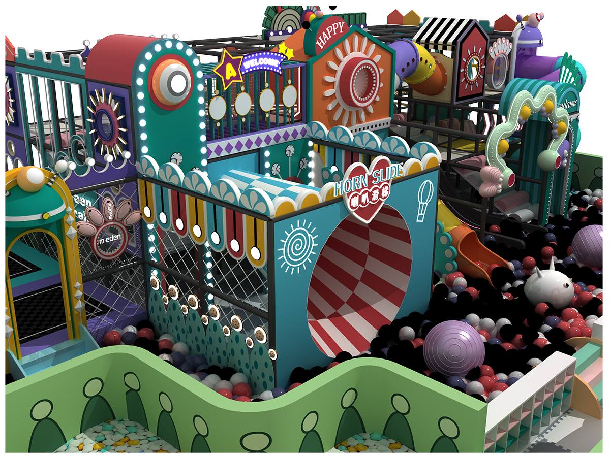 6.Candy Color Macaron Indoor Playground (5)