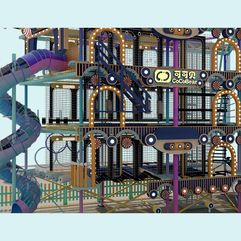 Whimsical Themed Indoor High Ropes Course - Made in China