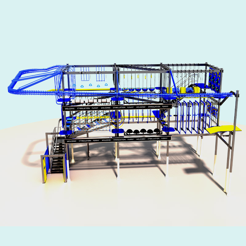 Commercial Indoor High Ropes Course for Malls & Youth Camps