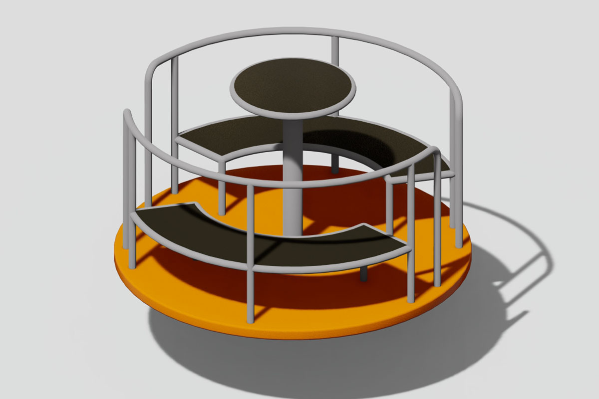 360° spinning playground equipment4