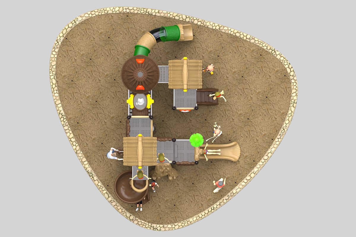 Affordable outdoor slide playground (3)