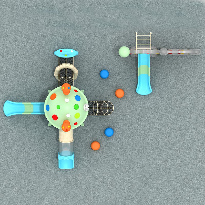 Durable Outdoor Mushroom Playground Slide for Kids' Playground