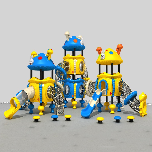 Customizable Mushroom Playground Slide for School Play Areas 