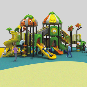 Forest-Themed Playground Slide for Kids with Durable Outdoor Use