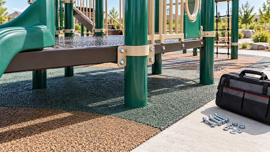 Residential equipment inspection access concept