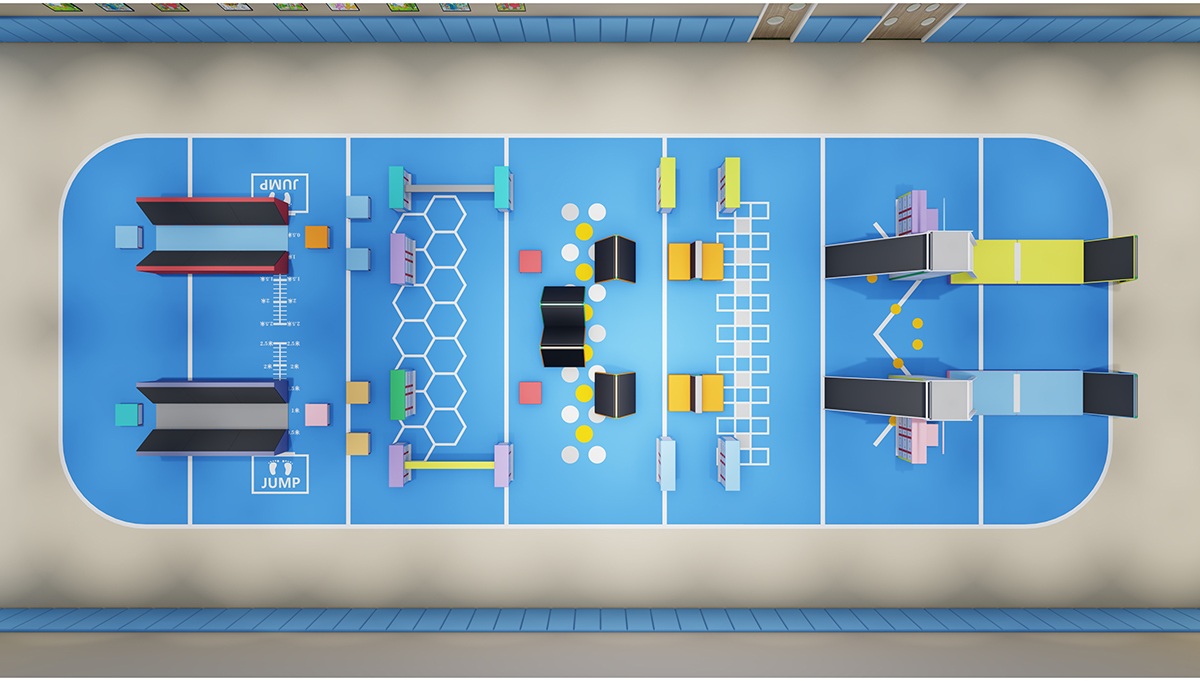 6. Indoor Obstacle Course Training Equipment (9)