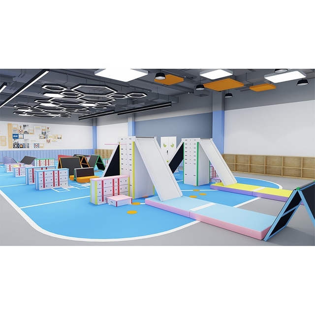 Modular Indoor Obstacle Course Training Equipment for Kids