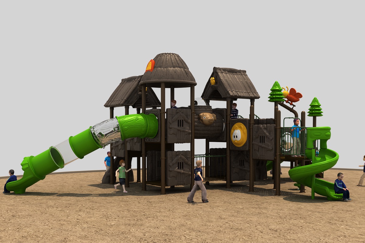 Spiral Slides for Outdoor Playgrounds (2)