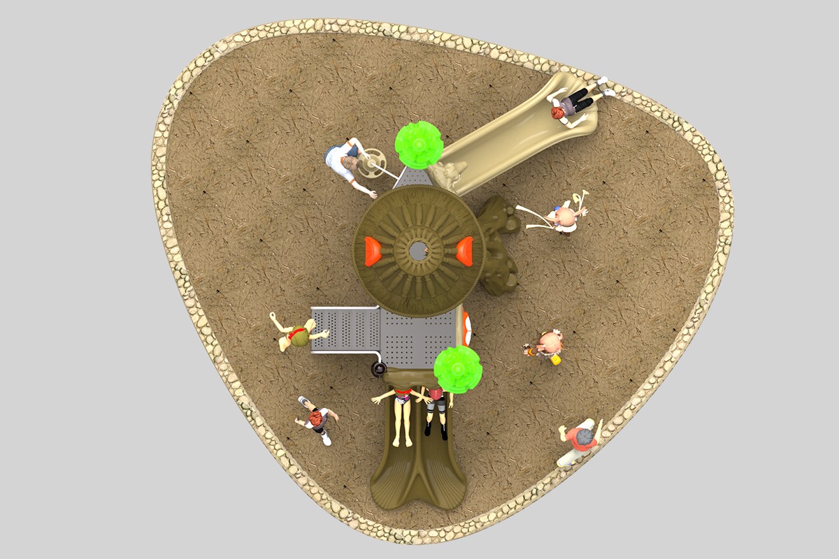 Commercial playground slide systems for parks (3)