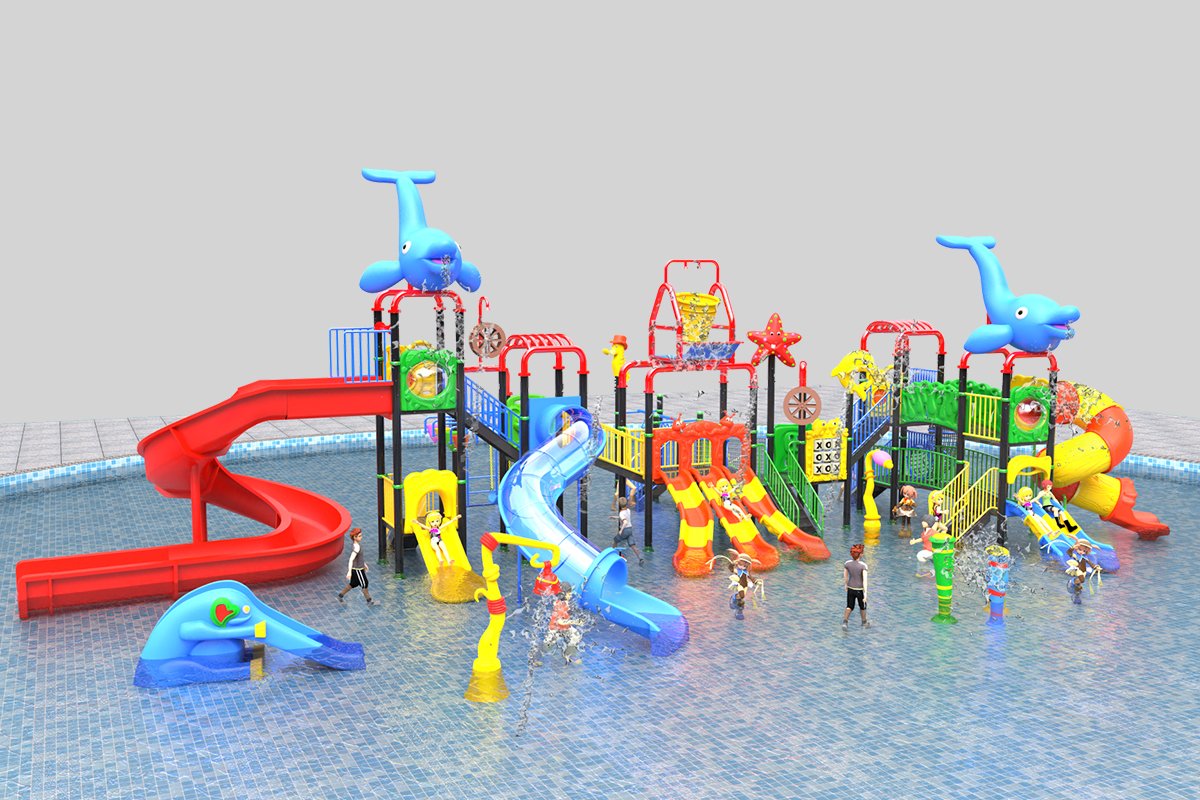 Commercial Water Playground Slides (2)