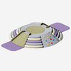 Circular Sensory Indoor Soft Play Equipment 
