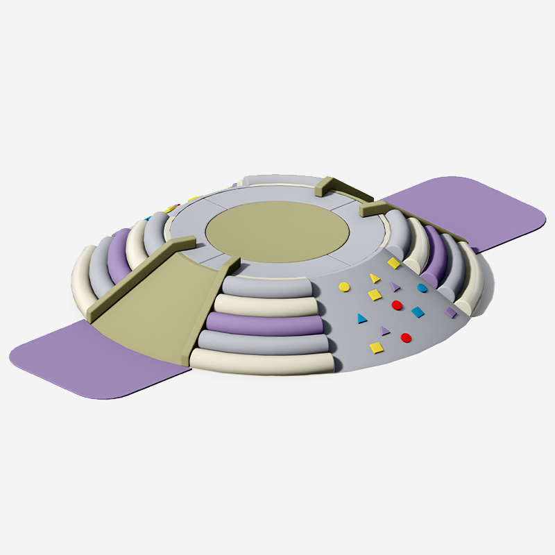 Circular Sensory Indoor Soft Play Equipment 