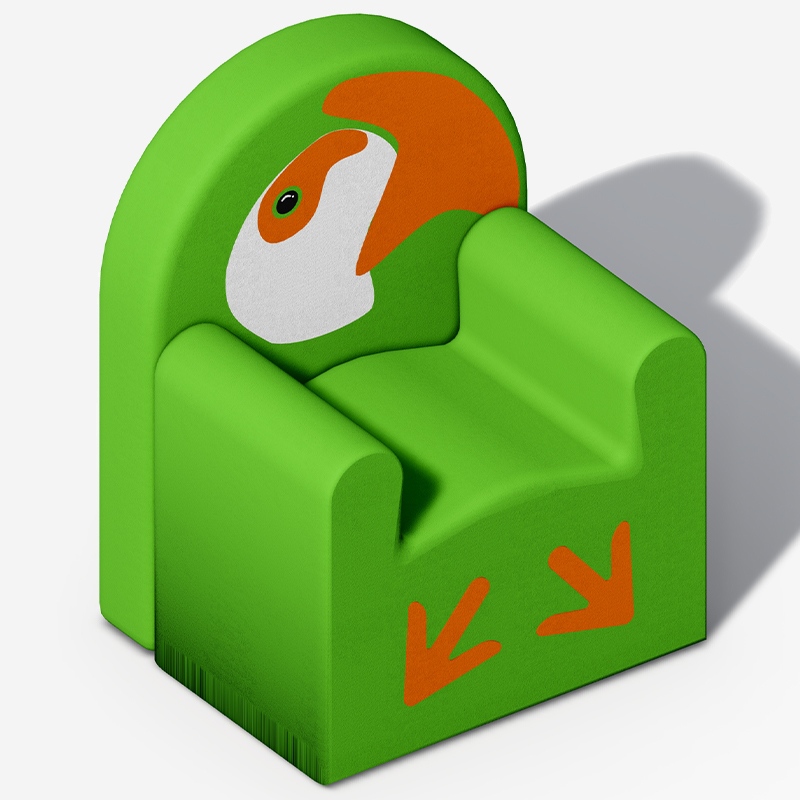 Indoor Soft Play Sofa - Commercial Soft Play Area Equipment 