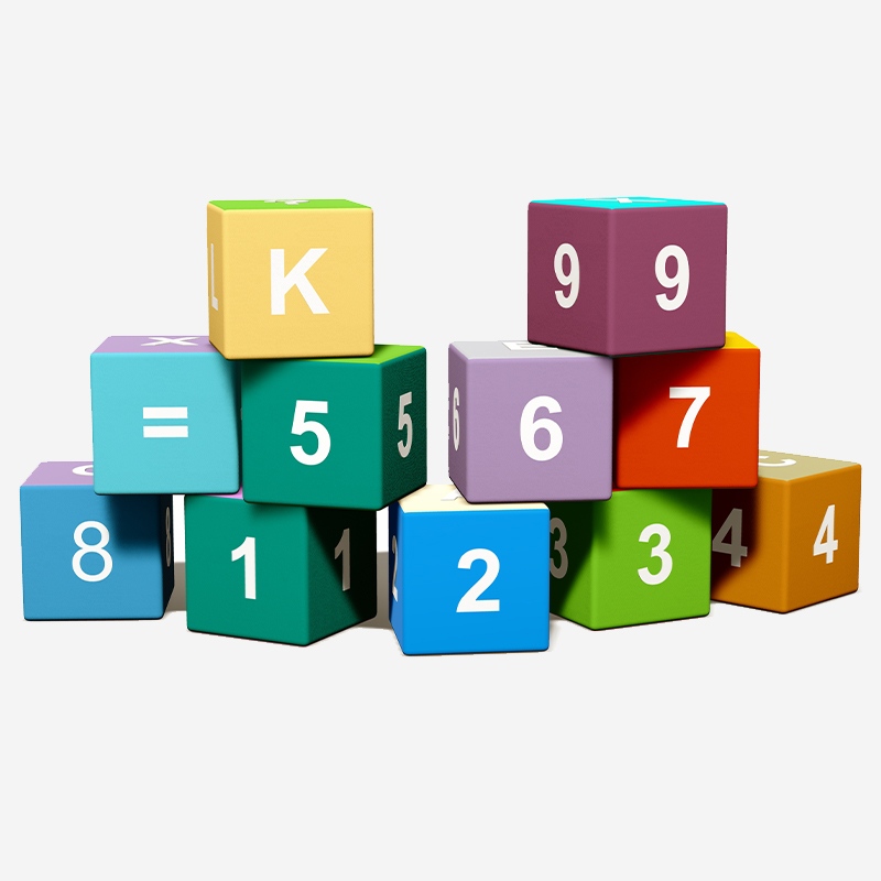 Number-Letter Themed Soft Play Blocks— Themed Soft Play Blocks for Kids