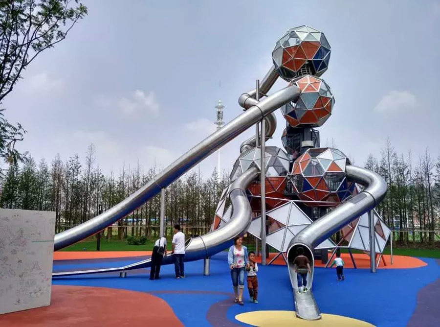 Multilateral ball stainless steel combination slide