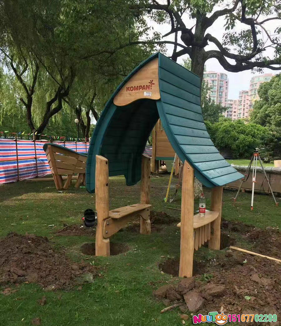 Letu non-standard amusement + log combination slide + ecological leisure park - (3)