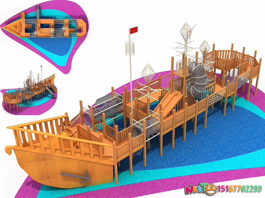 Chamo non-standard travel + pirate ship + large combination slide - (34)
