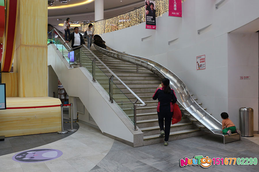 Le Tu non-standard amusement + Beijing Fenglan International Shopping Center + stainless steel semi-circular slide - (28)