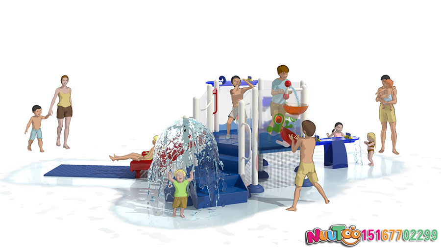 Water slide + water play equipment + children's play facilities (26)