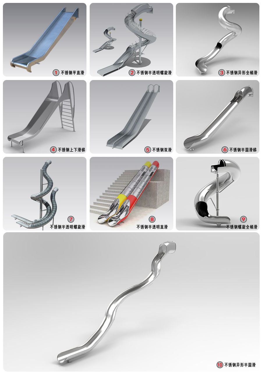 Stainless steel slide category