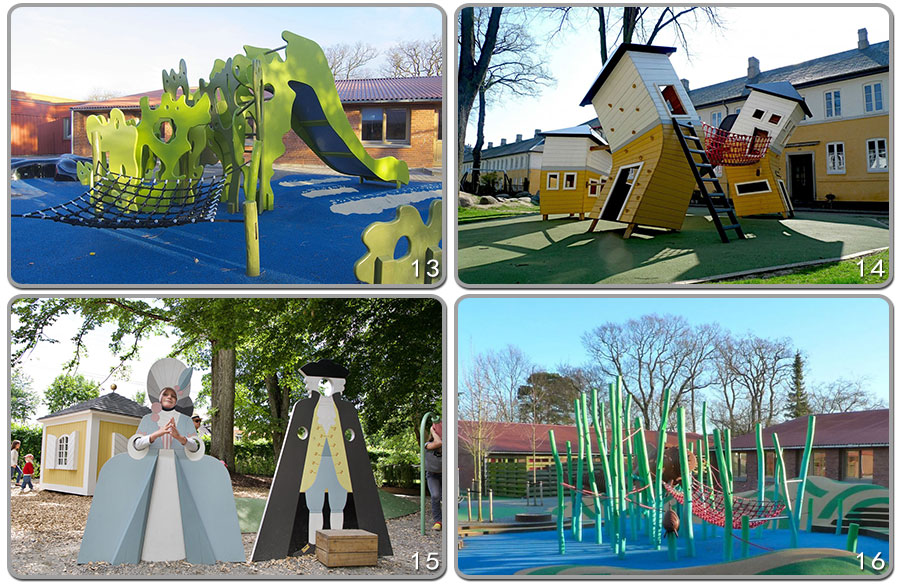 Combination slide + solid wood combination slide + wooden combination slide + unimplement amusement facilities + log plane _15