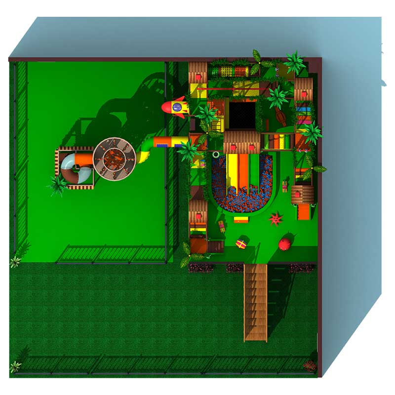 Jungle Theme Indoor Playground，Themed Indoor Playground Equipment Supplier