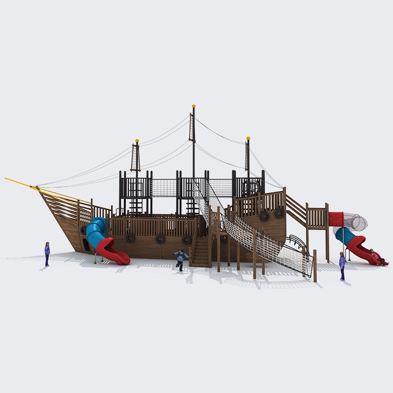 Big Pirate Ship Playground，Pirate Ship Kids Playground Factory