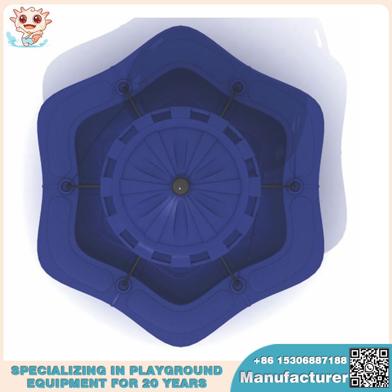 Children Playground Facilities Manufacturer Innovative Design Turntable Climbing Net 
