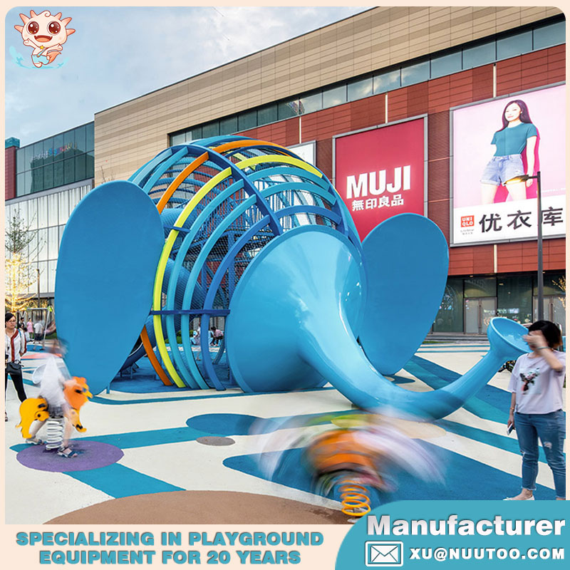 Custom playground manufacturers design elephant playground