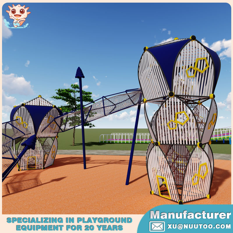 Professional Outdoor Playground Climber Manufacturer Builds