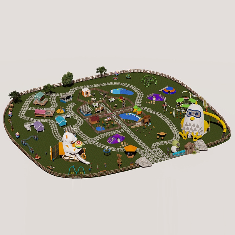 ​​Kids-Friendly&Modular Poultry Pet Playground