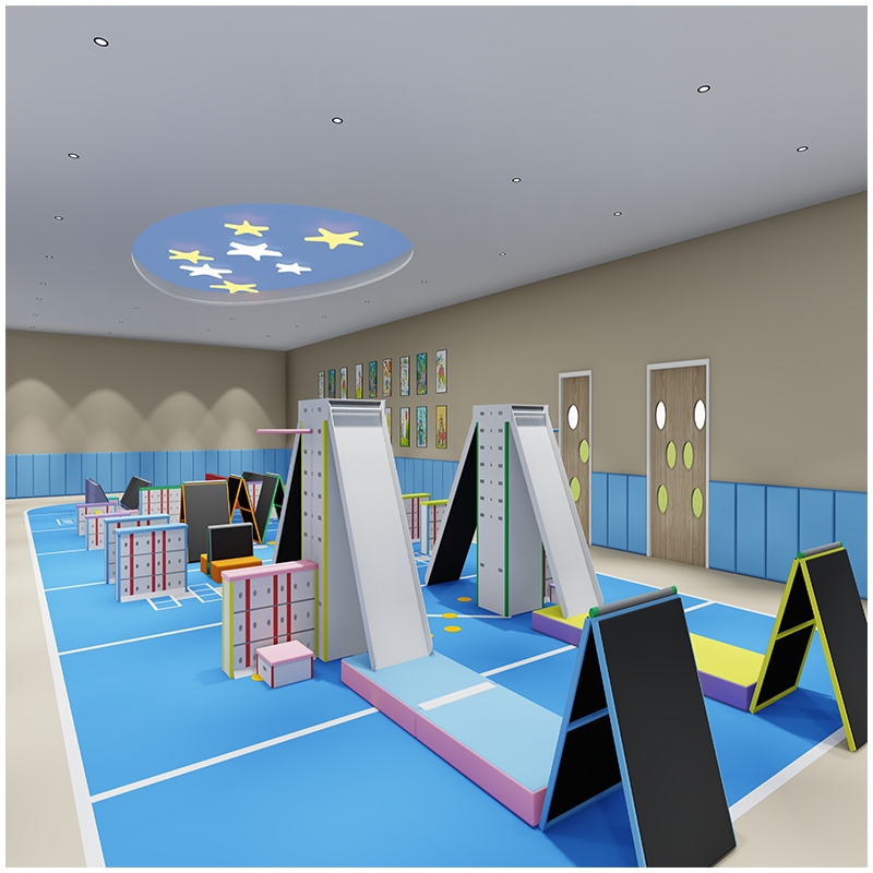 Modular Indoor Obstacle Course Training Equipment for Kids