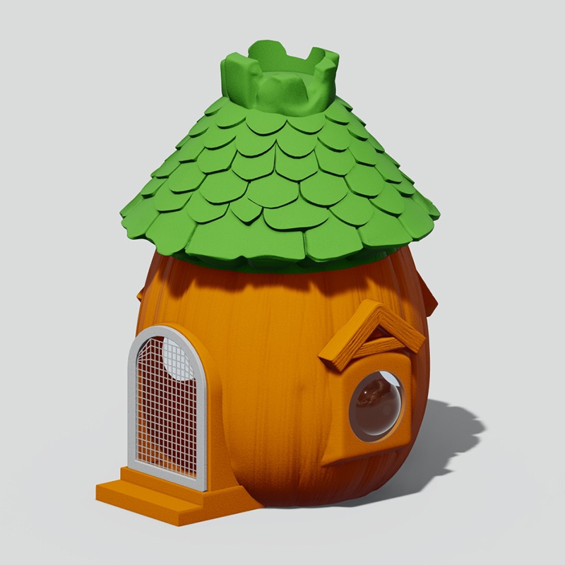 Tunnel-Linked Rabbit Hut: Pet Playground System