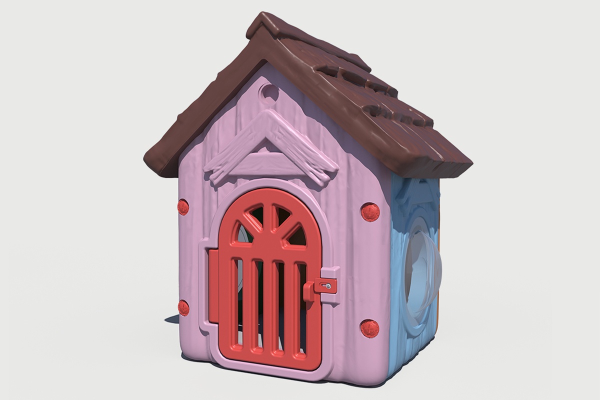 Sensory enrichment squirrel hut (2)