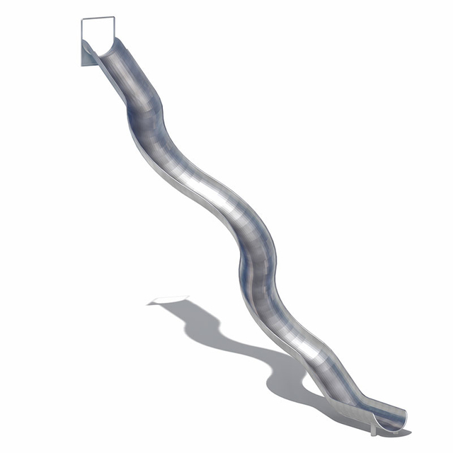 Commercial Wavy Tube Stainless Slide for Playground
