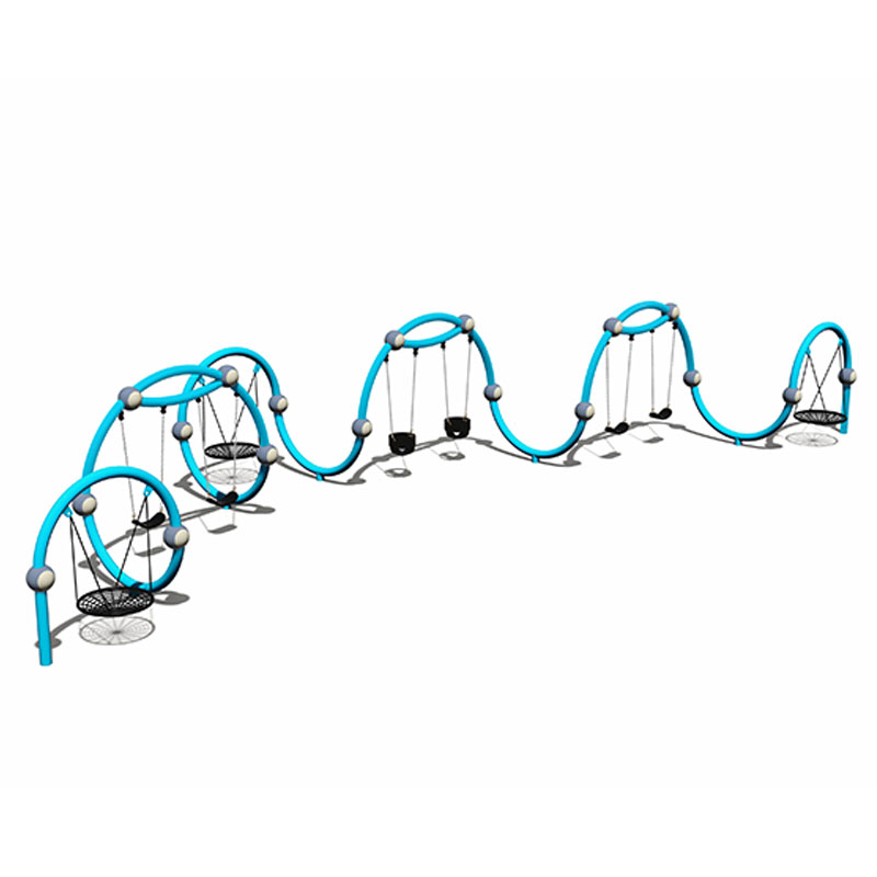 Outdoor Children's Swing with Durable Structure to Ensure Long-Lasting Use