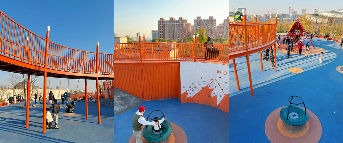 Safe and fun children's playground equipment for commercial use