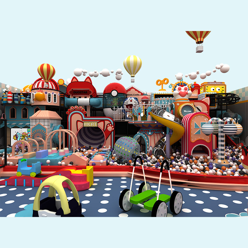 Macaron Series Commercial Soft Play Resort Playgroun