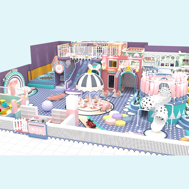 Kindergarten Pastel Soft Play Structure from China