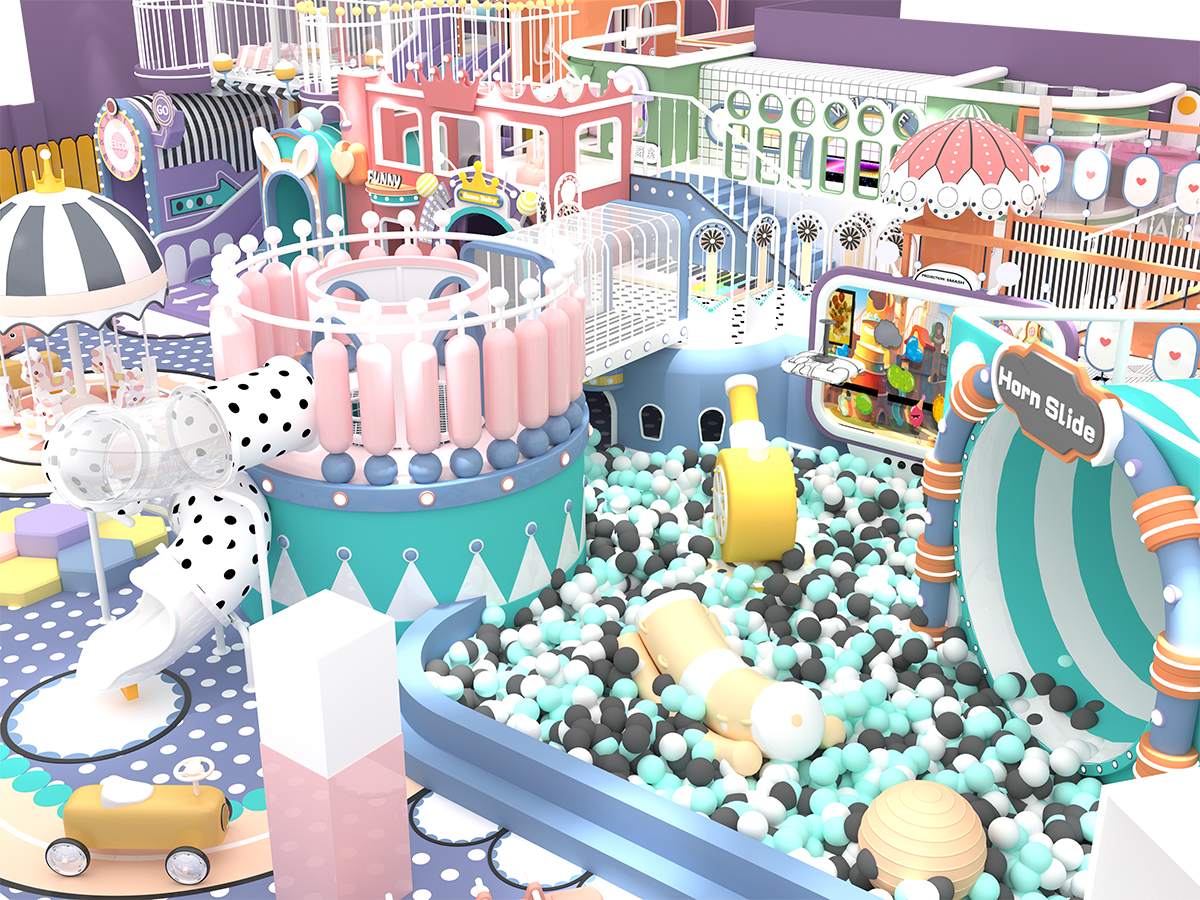 2.Commercial Pastel Color Indoor Playground (2)