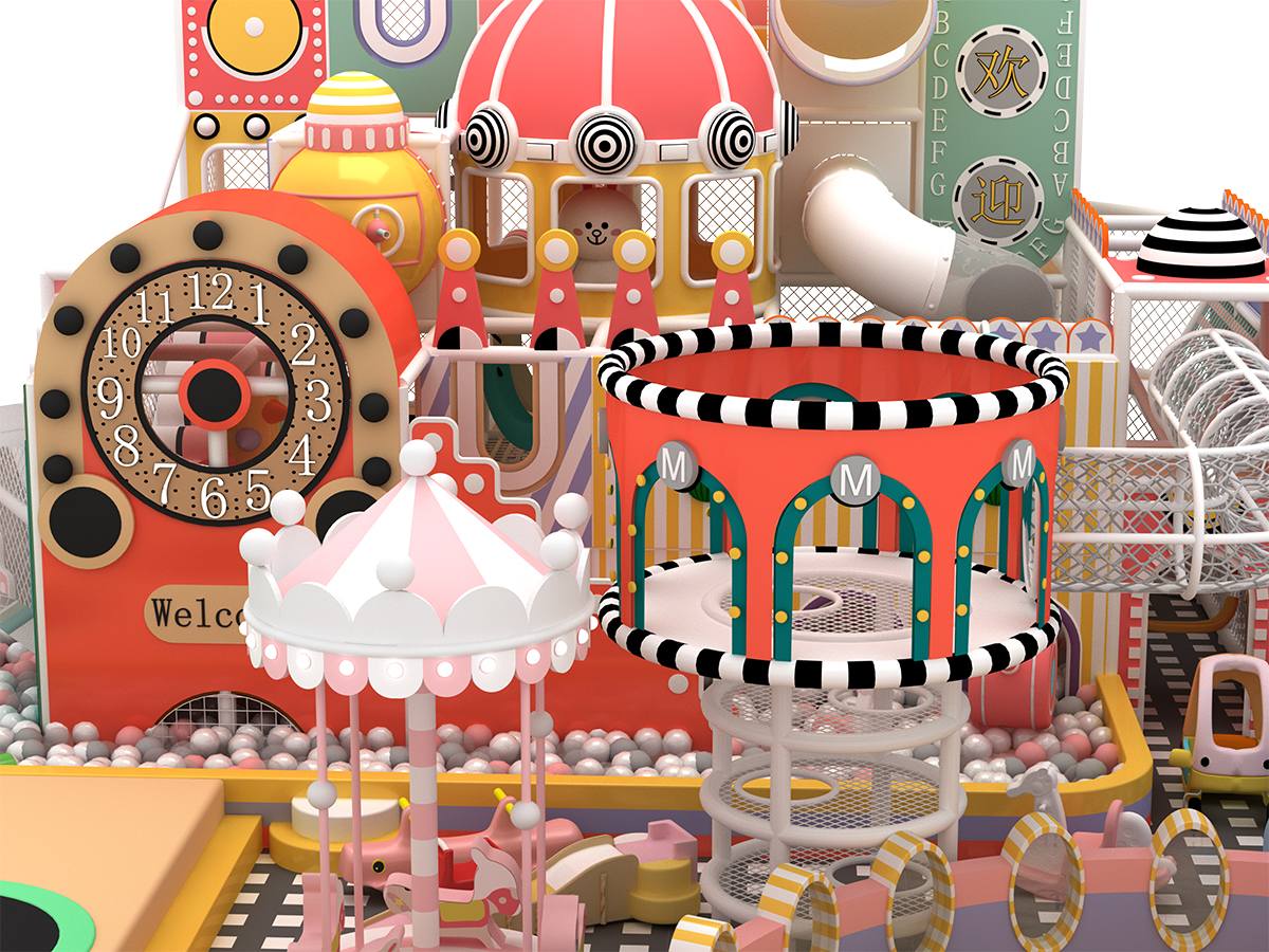 7.Large Pastel Indoor Playground for Malls (5)