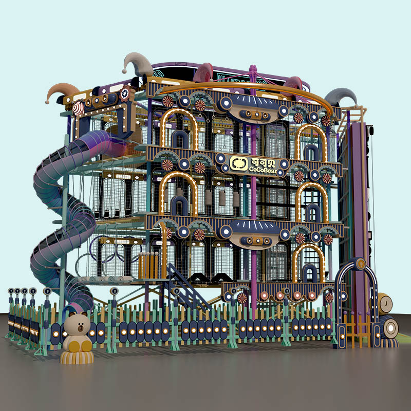 Whimsical Themed Indoor High Ropes Course - Made in China