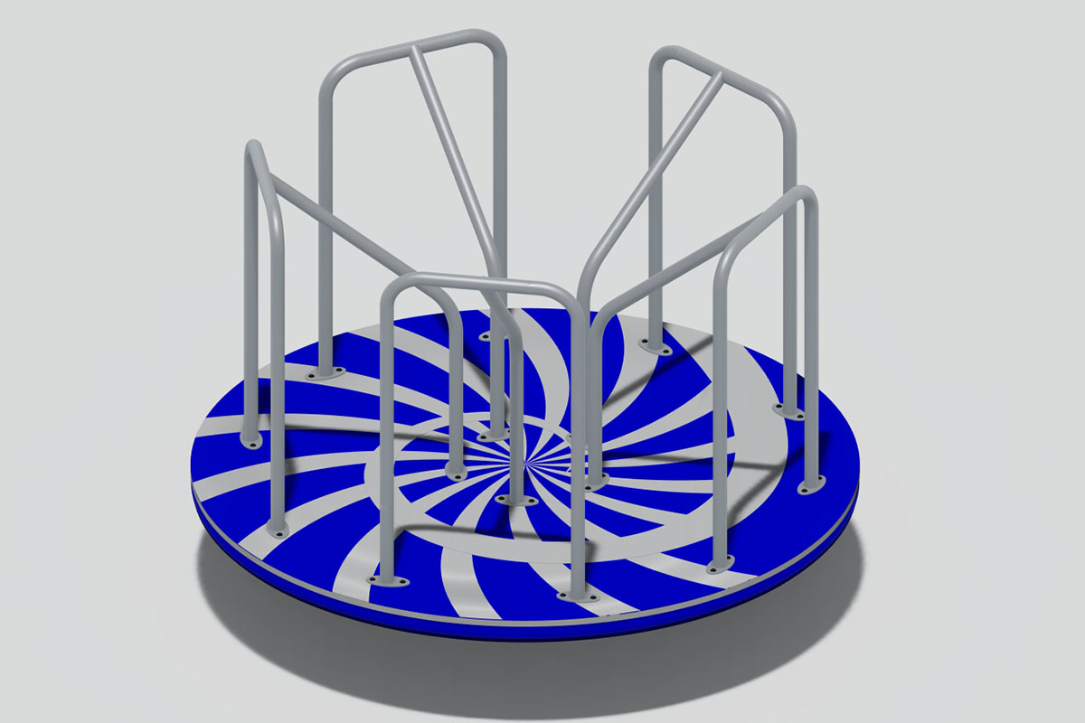 Round playground,Spinning wheel (3)