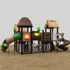 Safety-Certified Thatch Playground Slide for Schools & Parks