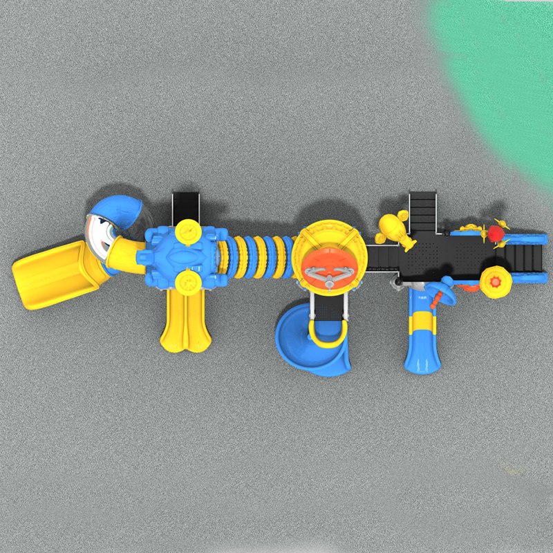 Spaceship Adventure Playground Slide for Exciting Outdoor Play
