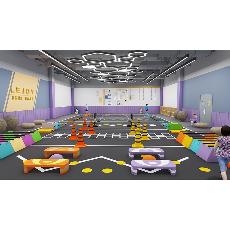 Bespoke Obstacle Course Training Equipment for Indoor Playgrounds