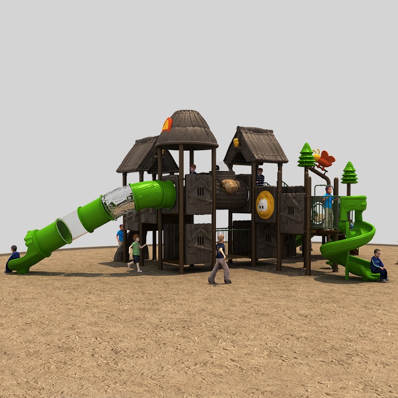 Spiral Outdoor Playground Slide for Kids Adventures