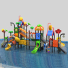 Adventure-Themed Water Playground Structures with Slides